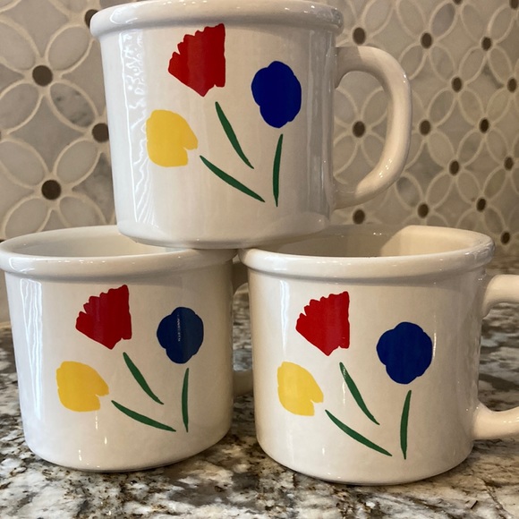 Marimekko Other - Pfaltzgraff Marimekko Oy Three Flower Coffee Cup set of 6